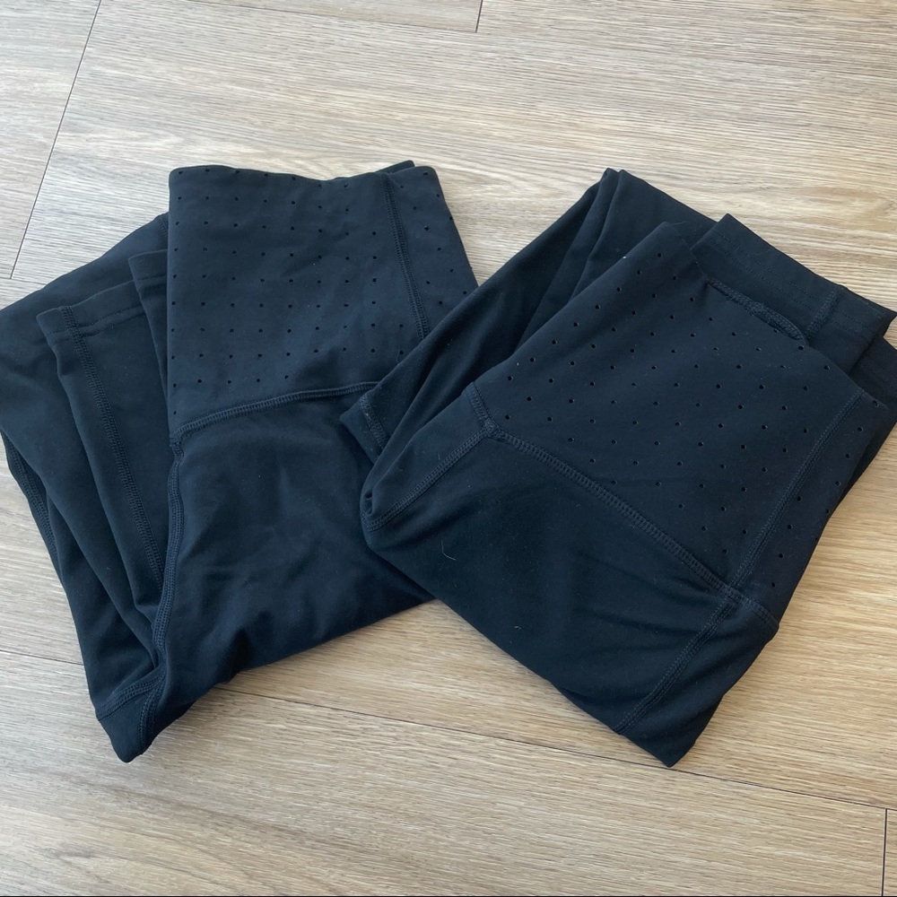 2 pairs Nike sculpt compression leggings